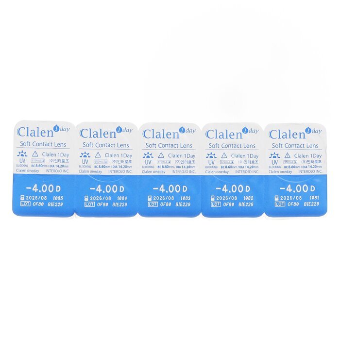 Clalen 1Day Soft Contact Lens -4.00 5pcs x 1 strip