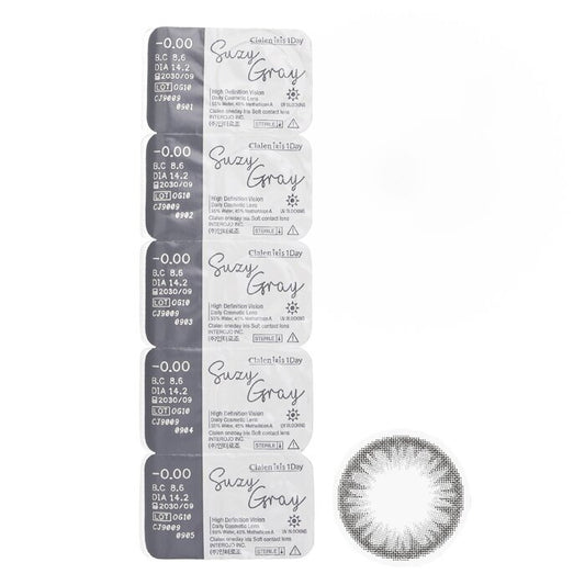 Clalen Iris 1Day Suzy Gray -0.00 5pcs x 1 strip