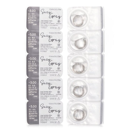 Clalen Iris 1Day Suzy Gray -3.00 5pcs x 1 strip