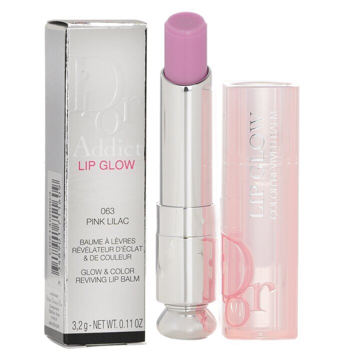 Christian Dior Dior Addict Lip Glow & Colour Reviving Lip Balm  063 Pink Lilac 3.2g