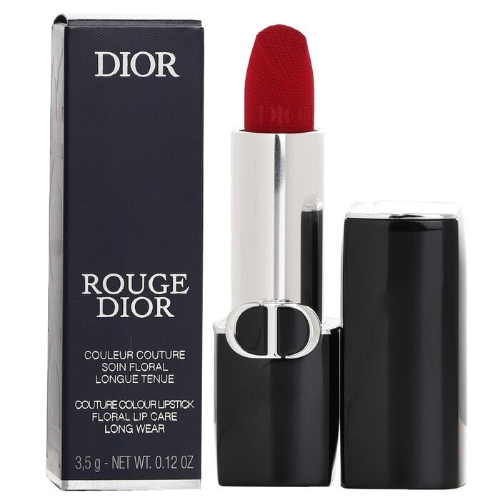 Christian Dior Rouge Dior Couture Colour Velvet & Satin Finishes Lipstick -  999 Velvet Finish 3.5g
