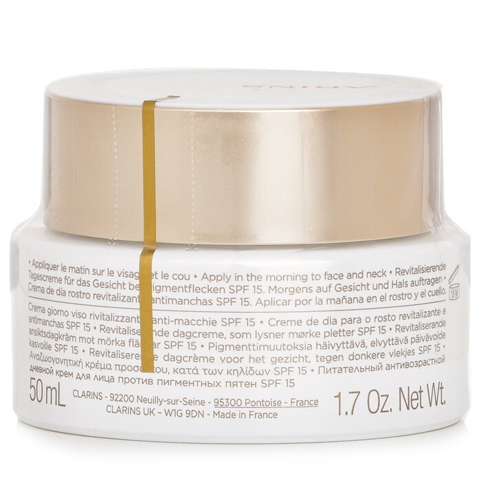 Clarins Nutri Lumiere SPF 15 Dark Spot Control, Revitalizing Day Cream 50ml