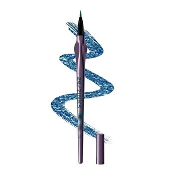 Urban Decay 24/7 Inks Liquid Eyeliner Pen Water-Resistant Smudge-Resistant Vegan Formula Precision Tip with Ergonomic Grip Deep End Deep Teal Shimmer