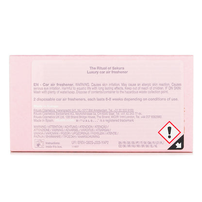 Rituals Luxury Car Air Freshener - Cherry Bloosom & Rice Milk 3g