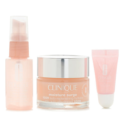 Moisture Surge Set: Moisture Surge 100H + Moisture Surge Face Spray 30ml + Moisture Surge Lip Treatment 7ml+Bag 50ml