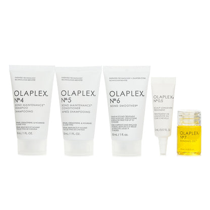 Olaplex The Healthy Hair Discovery Set: No4 30ml+No5 30ml+No0.5 5ml+No6 30ml+No7 Bonding Oil 7.5ml 5pcs