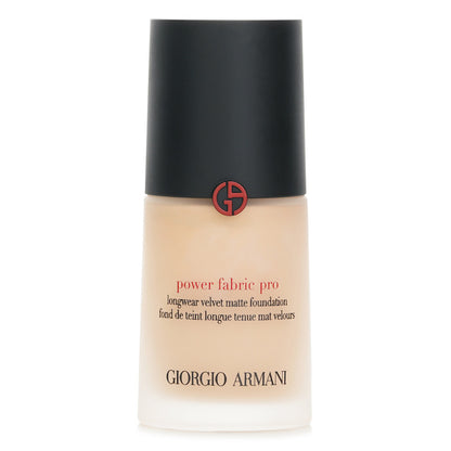 Giorgio Armani Power Fabric Pro Longwear Velvet Matte Foundation -  3 30ml
