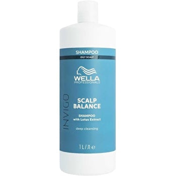 Wella Invigo Scalp Balance Shampoo With Lotus Extract Oily Scalp 1000ml