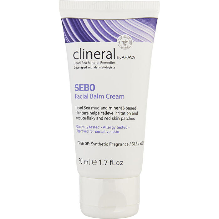 Ahava Clineral Sebo Facial Balm Cream Approved Sor Sensitive Skin 50ml