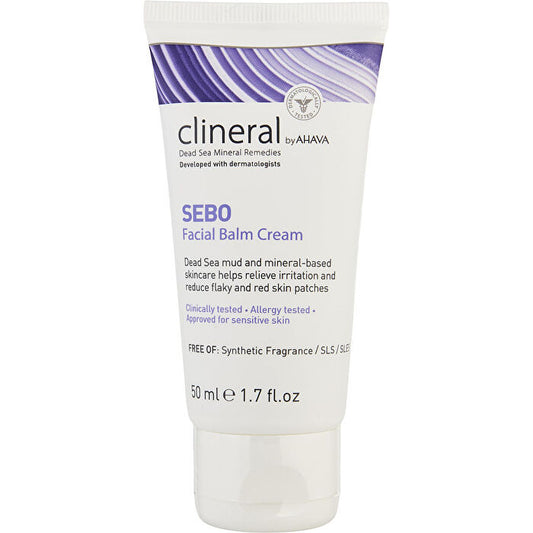 Ahava Clineral Sebo Facial Balm Cream Approved Sor Sensitive Skin 50ml