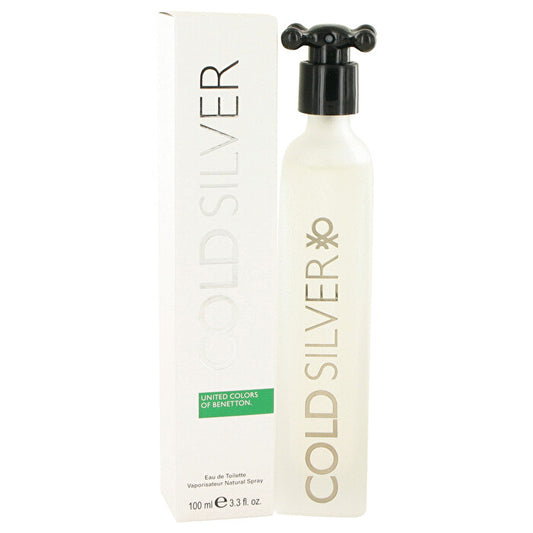 Benetton Cold Silver Eau De Toilette Spray 100ml/3.3oz