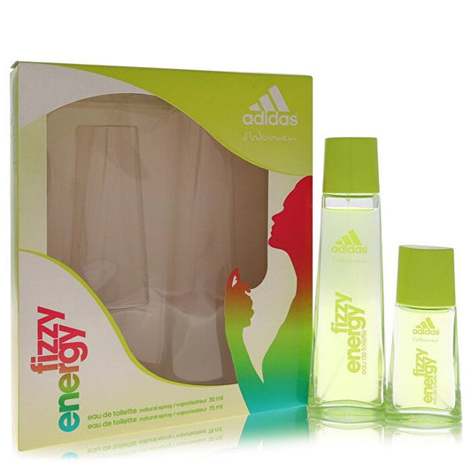 Adidas Adidas Fizzy Energy Gift Set - Eau De Toilette Spray + 1 oz Eau De Toilette Spray