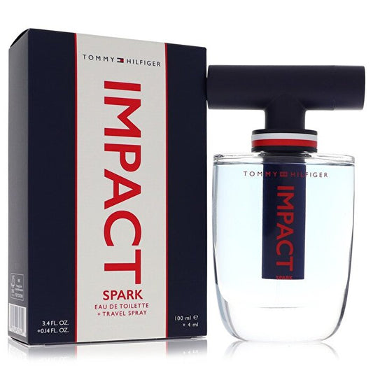 Tommy Hilfiger Impact Spark Eau De Toilette Spray Eau De Toilette + .14 oz Travel Eau De Toilette Spray 100ml/3.4oz