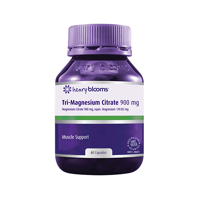 Henry Blooms Tri-magnesium Citrate 900mg 60c