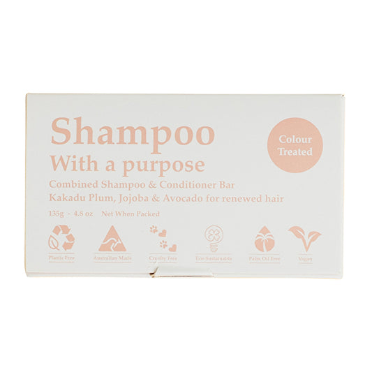 Shampoing Avec Une Mission Shampoing & Après-Shampoing Solide Cheveux Colorés 135g